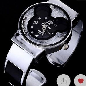 Disney Mickey Ears Spring Bangle Watch